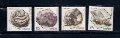 ROMANIA 2018 - MINERALE DIN ROMANIA, MNH - LP 2200 foto