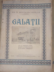 Gh Munteanu, Galatii - harta orasului Galati foto