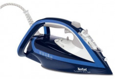 Fier de calcat Tefal Turbo Pro Anti-Calc FV5630E0, Talpa Durilium AirGlide Autoclean, 2600W, 0.3l (Albastru) foto