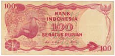 INDONEZIA 100 rupiah 1984 VF foto
