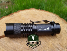 Lanterna UltraFire tactica LED CREE Q5 Zoom foto