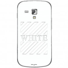 Husa Blach White Stripes SAMSUNG Galaxy S Duos foto
