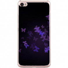 Husa Minimalist Purple Butterfly Light Lenovo S90 Sisley foto