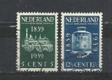OLANDA 1939 &ndash; LOCOMOTIVE DE EPOCA, serie stampilata, J12