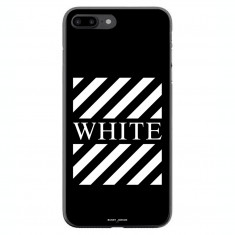 Husa Blach White Stripes APPLE Iphone 7 Plus foto