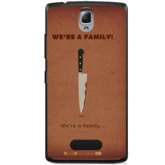 Husa We Are Family Lenovo A1000 Vibe A foto