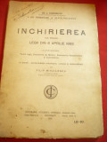 Gr.C.Conduratu ,Gr.Perieteanu Al.Velescu- Inchirierea -Curierul Judiciar 1923