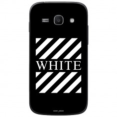 Husa Blach White Stripes SAMSUNG Galaxy Ace 4 foto