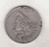 Bnk mnd Guatemala 25 centavos 1991, America Centrala si de Sud