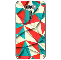 Husa Coloured Papper Pattern Asus Zenfone 2 Laser Ze601kl foto