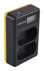 PATONA | Incarcator DUAL USB cu display LCD pt Sony NP-FZ100 foto