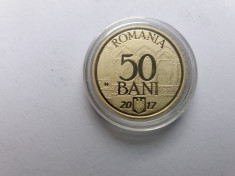 Romania - 50 BANI 2017-10 ANI DE LA ADERAREA IN UNIUNEA EUROPEANA-PROF foto