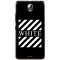 Husa Blach White Stripes Lenovo A5000