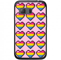 Husa Pixel Hearts Samsung Galaxy Young 2 G130 foto