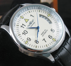 Ceas Winner Win049 Automatic White Gentile foto