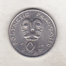 bnk mnd Polinezia Polinesia Franceza 10 franci 2005 unc