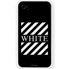 Husa Blach White Stripes APPLE Iphone 5c foto