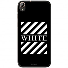 Husa Blach White Stripes HTC Desire 728 foto