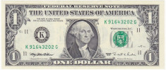 STATELE UNITE 1 dolar 1995 UNC K Dallas SUA USA P-496a foto