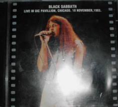 BLACK SABBATH ( with IAN GILLAN) - LIVE IN CHICAGO, 1983, 2xCD foto