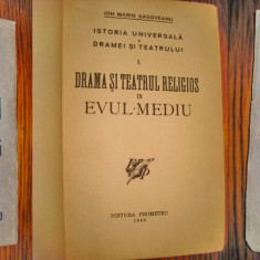 I.M. Sadoveanu- Istoria universala a dramei si teatrului 1942. Prima editie.