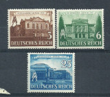 GERMANIA (REICH) 1941 &ndash; CLADIRI ISTORICE LEIPZIG, DEPARAIATA, CU SARNIERA, J43