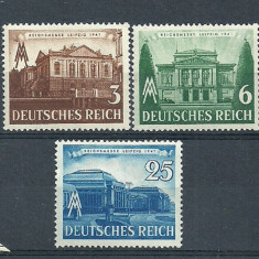 GERMANIA (REICH) 1941 – CLADIRI ISTORICE LEIPZIG, DEPARAIATA, CU SARNIERA, J43