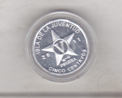 bnk mnd Isla de la Juventud 5 centavos 2011 unc foto