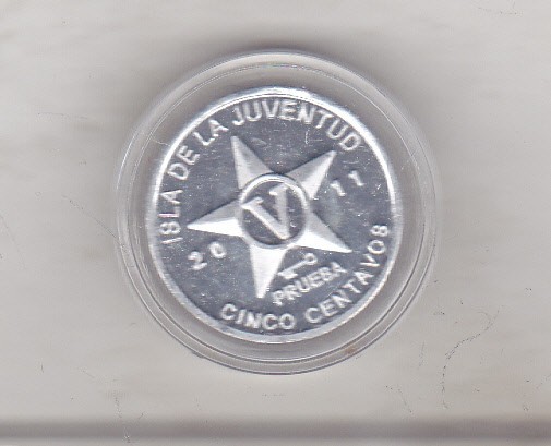 bnk mnd Isla de la Juventud 5 centavos 2011 unc