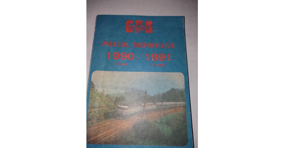 MERSUL TRENURILOR CFR 1990 1991 Arhiva Okazii ro