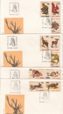 ROMANIA 1993 LP 1318 FAUNA PROTEJATA SERIE FDC foto
