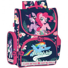 Ghiozdan ergonomic cu pereti rigizi My Little Pony 35 cm foto