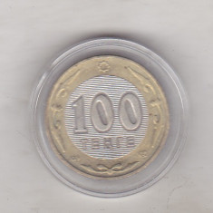 bnk mnd Kazakhstan 100 tenge 2003 unc , bimetal