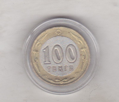 bnk mnd Kazakhstan 100 tenge 2003 unc , bimetal foto