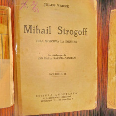 4374-J Verne- M. Strogoff vol 2 ed. romana veche inainte de razboi.