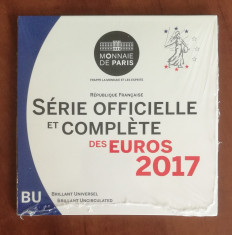 FRANTA - Set Monetarie 2017 ( Euro - 8 monede ) - produs sigilat foto