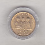 Bnk mnd Vatican 20 lire 1992 unc, Europa