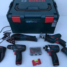 Set Bosch GDR 10,8V-Li, GSA 10,8-V-Li, GOP 10,8V -Li, GSR 10,2-2-Li,
