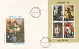 ROMANIA 1993 LP 1316 EUROPA &#039;93 BLOC/PLIC PRIMA ZI A EMISIUNII, Stampilat