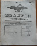 Cumpara ieftin Ziarul Buletin , gazeta oficiala a Principatului Valahiei , nr. 22 , 1843