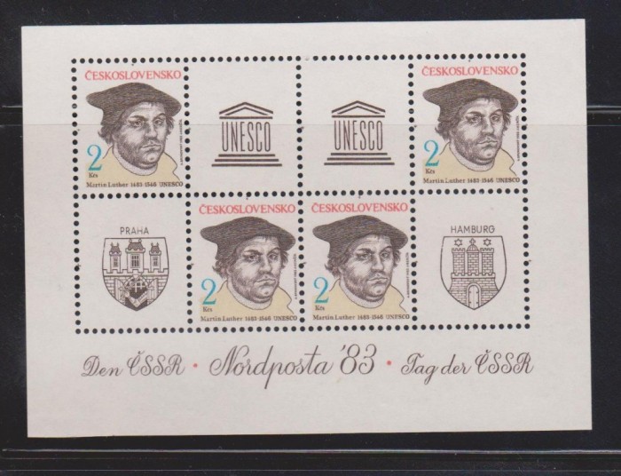 CEHOSLOVACIA, 1983, MNH