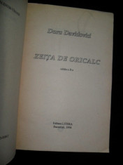 Doru Davidovici, Zeita de oricalc editia a II-a foto