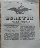 Ziarul Buletin , gazeta oficiala a Principatului Valahiei , nr. 23 , 1843