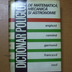 Dictionar poliglot de matematica mecanica si astronomie poliglot Buc. 1978 027