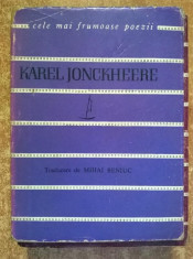 Karel Jonckheere - Poeme {Col. Cele mai frumoase poezii} foto