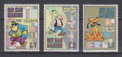 Desene animate, SAN MARINO 1970, MNH foto