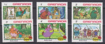 Desene animate, GRENADA 1982, MNH foto