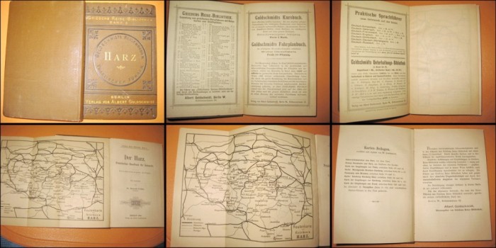 HARZ-Manual practic de calatorie-Berlin 1888 stare foarte buna.