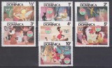 Desene animate, DOMINICA 1980, MNH, Animatii, Nestampilat