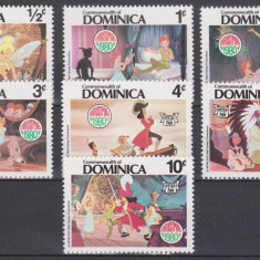 Desene animate, DOMINICA 1980, MNH
